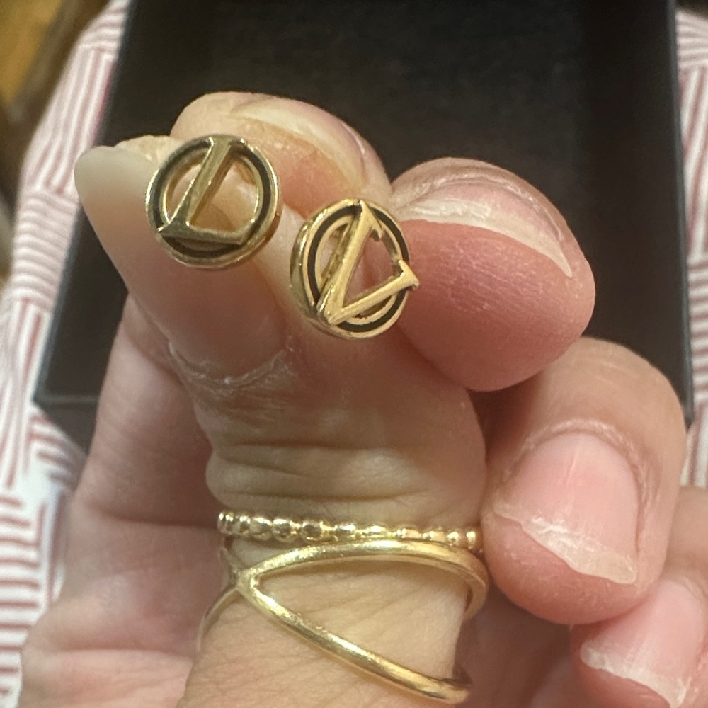 Gold Stud Earrings